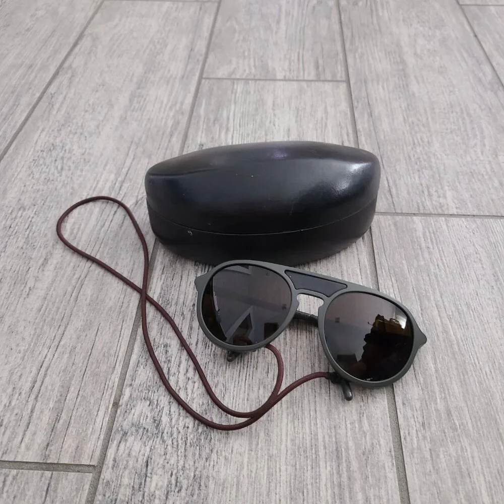 Vuarnet Ice Glacier Sunglasses Matte Green with Brown Lenses - Picture 4 of 13